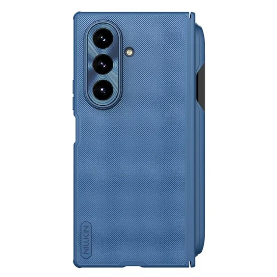 Калъф Nillkin Super Frosted Shield Fold Magnetic с държач за писалка - Samsung Galaxy Z Fold7 - Син
