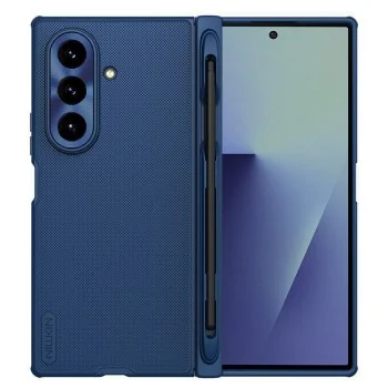 Калъф Nillkin Super Frosted Shield Fold Magnetic с държач за писалка - Samsung Galaxy Z Fold7 - Син