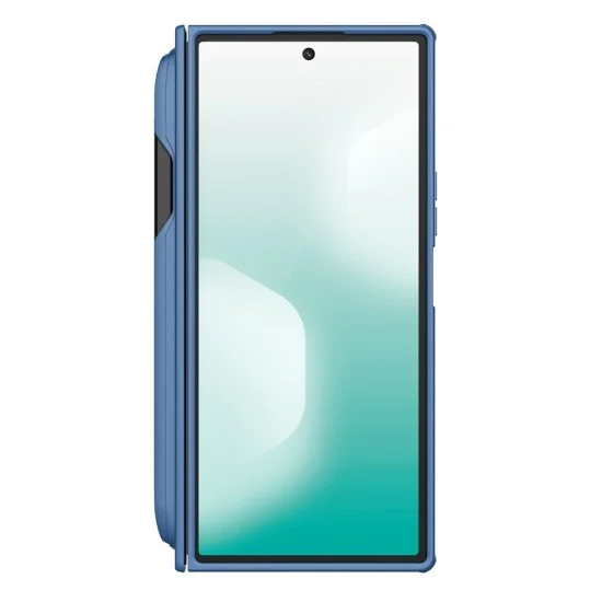 Калъф Nillkin Super Frosted Shield Fold Magnetic с държач за писалка - Samsung Galaxy Z Fold7 - Син
