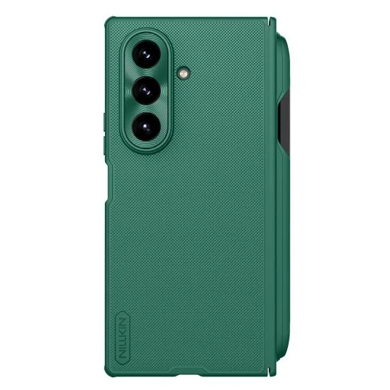 Калъф Nillkin Super Frosted Shield Fold Magnetic с държач за писалка - Samsung Galaxy Z Fold7 - Зелен