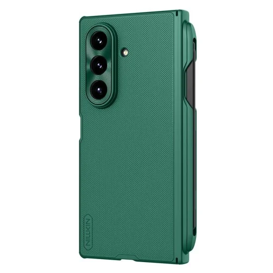 Калъф Nillkin Super Frosted Shield Fold Magnetic с държач за писалка - Samsung Galaxy Z Fold7 - Зелен