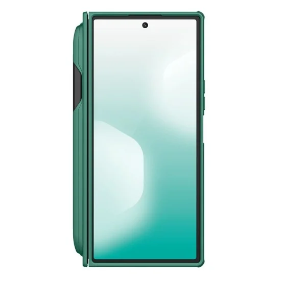 Калъф Nillkin Super Frosted Shield Fold Magnetic с държач за писалка - Samsung Galaxy Z Fold7 - Зелен