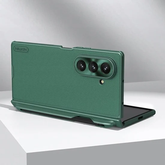 Калъф Nillkin Super Frosted Shield Fold Magnetic с държач за писалка - Samsung Galaxy Z Fold7 - Зелен