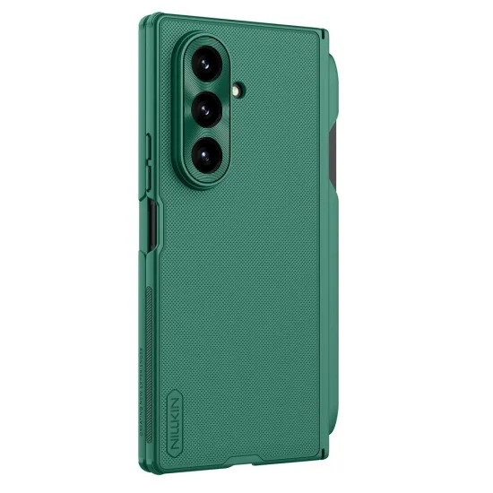 Калъф Nillkin Super Frosted Shield Fold Magnetic с държач за писалка - Samsung Galaxy Z Fold7 - Зелен