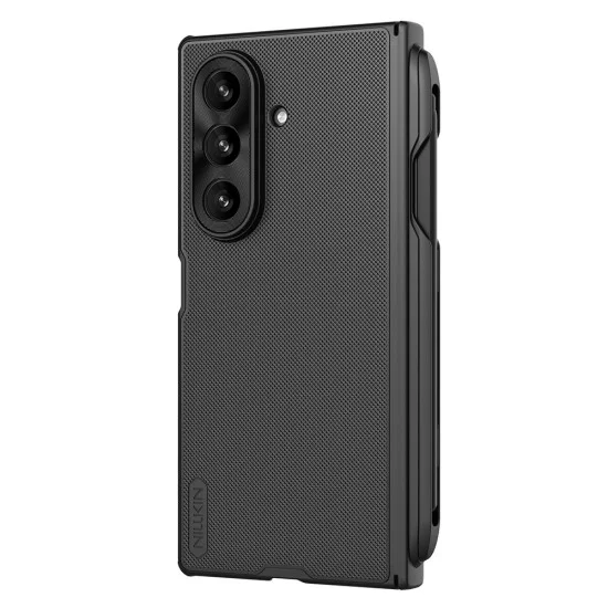 Калъф Nillkin Super Frosted Shield Fold с държач за писалка - Samsung Galaxy Z Fold7 - Черен