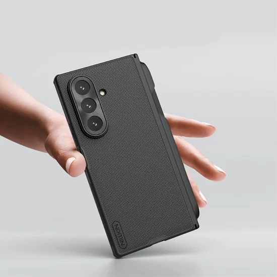 Калъф Nillkin Super Frosted Shield Fold с държач за писалка - Samsung Galaxy Z Fold7 - Черен