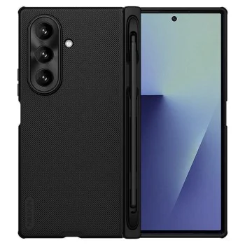 Калъф Nillkin Super Frosted Shield Fold с държач за писалка - Samsung Galaxy Z Fold7 - Черен