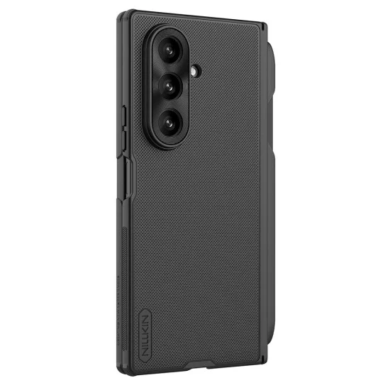 Калъф Nillkin Super Frosted Shield Fold с държач за писалка - Samsung Galaxy Z Fold7 - Черен