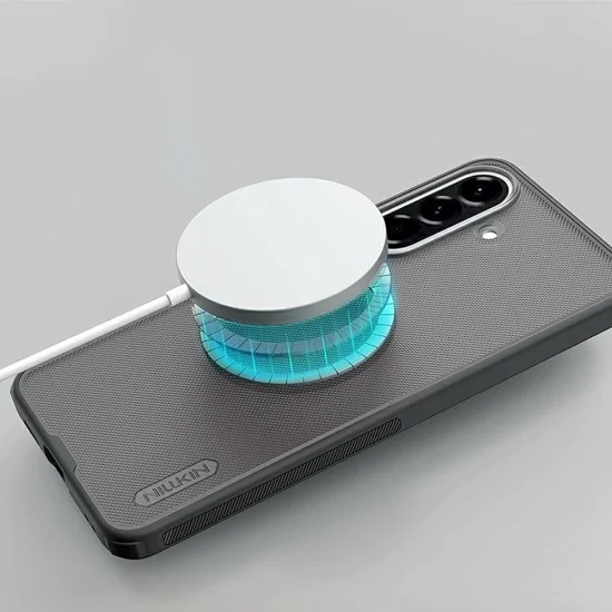 Калъф Nillkin Super Frosted Shield Pro Magnetic - Samsung Galaxy A57 5G - Прозрачно черен
