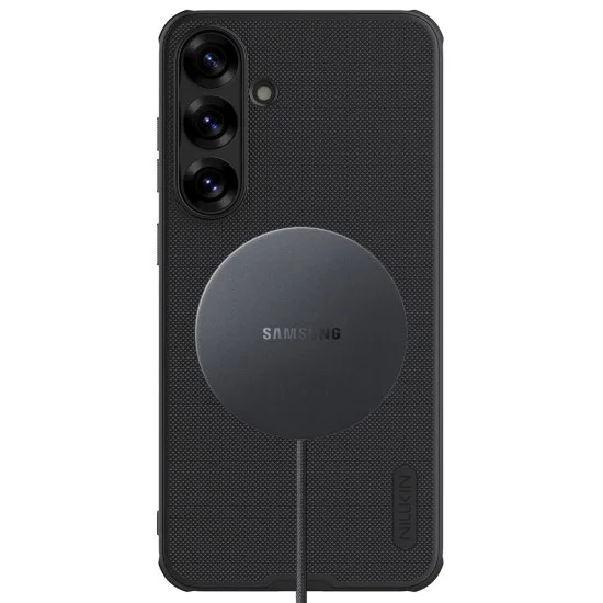 Калъф Nillkin Super Frosted Shield Pro Magnetic - Samsung Galaxy S25 - Черен