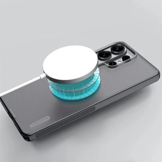 Калъф Nillkin Super Frosted Shield Pro Magnetic - Samsung Galaxy S26 Ultra - Прозрачно черен