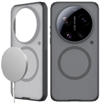 Калъф Nillkin Super Frosted Shield Pro Magnetic - Xiaomi 17 Ultra - Прозрачно черен