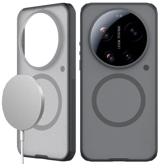 Калъф Nillkin Super Frosted Shield Pro Magnetic - Xiaomi 17 Ultra - Прозрачно черен