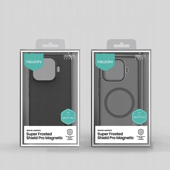 Калъф Nillkin Super Frosted Shield Pro Magnetic - Xiaomi 17T Pro - Прозрачно черен