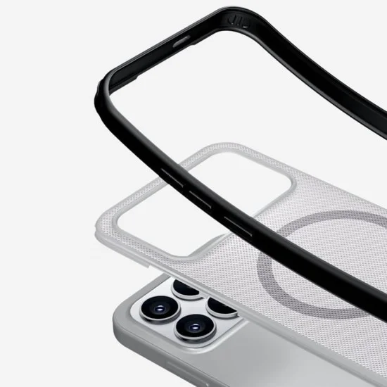 Калъф Nillkin Super Frosted Shield Pro Magnetic - Xiaomi Poco F8 Pro - Прозрачно черен