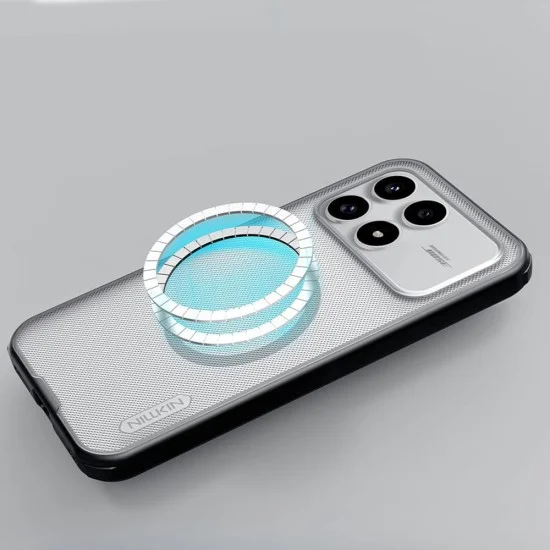 Калъф Nillkin Super Frosted Shield Pro Magnetic - Xiaomi Poco F8 Pro - Прозрачно черен
