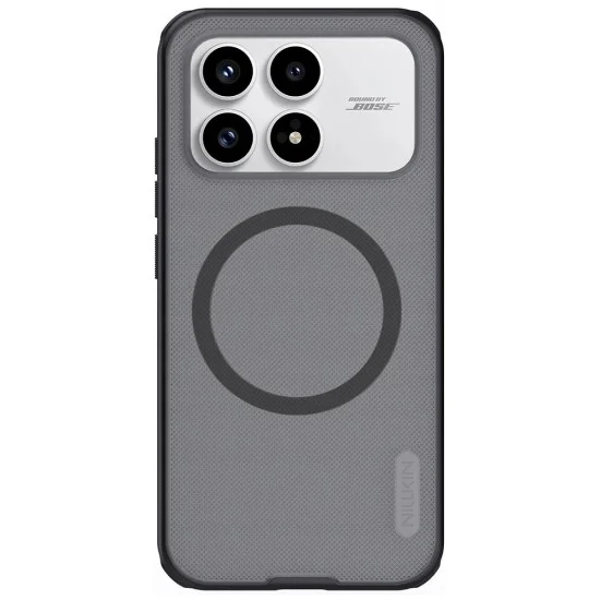 Калъф Nillkin Super Frosted Shield Pro Magnetic - Xiaomi Poco F8 Pro - Прозрачно черен