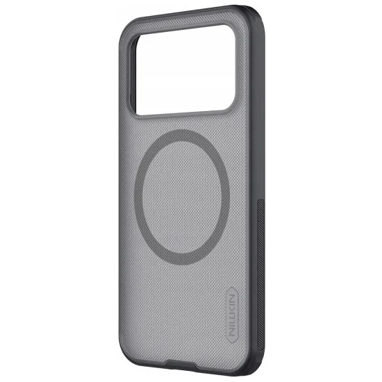 Калъф Nillkin Super Frosted Shield Pro Magnetic - Xiaomi Poco F8 Pro - Прозрачно черен
