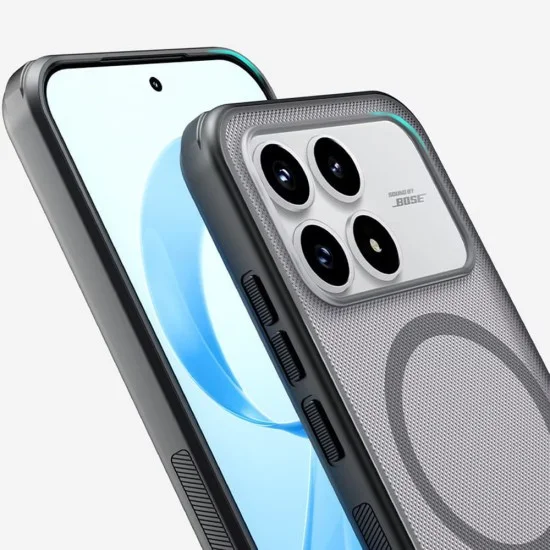 Калъф Nillkin Super Frosted Shield Pro Magnetic - Xiaomi Poco F8 Pro - Прозрачно черен