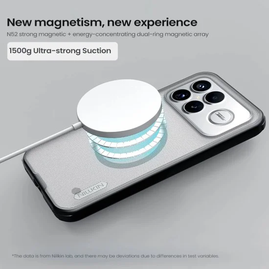 Калъф Nillkin Super Frosted Shield Pro Magnetic - Xiaomi Poco F8 Ultra - Прозрачно черен
