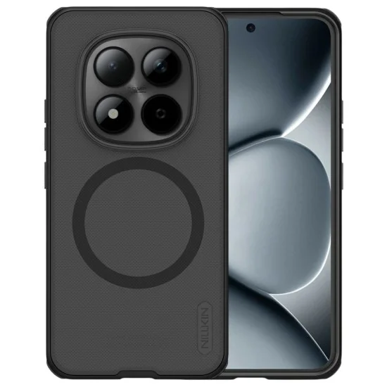 Калъф Nillkin Super Frosted Shield Pro Magnetic - Xiaomi Redmi Note 15 Pro+ 5G - Прозрачно черен