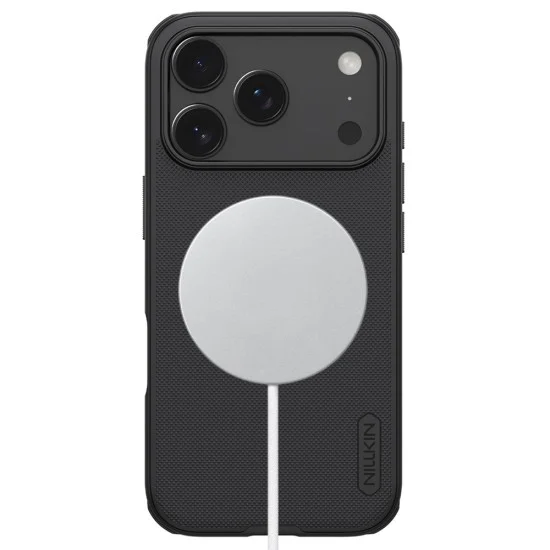 Калъф Nillkin Super Frosted Shield Pro Magnetic - iPhone 18 Pro Max / iPhone 17 Pro Max - Черен