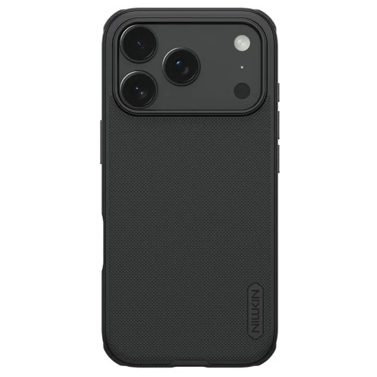 Калъф Nillkin Super Frosted Shield Pro Magnetic - iPhone 18 Pro / iPhone 17 Pro - Черен