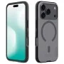 Калъф Nillkin Super Frosted Shield Pro Magnetic - iPhone 18 Pro / iPhone 17 Pro - Прозрачно черен