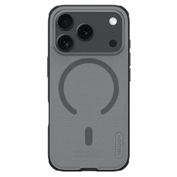 Калъф Nillkin Super Frosted Shield Pro Magnetic - iPhone 18 Pro / iPhone 17 Pro - Прозрачно черен