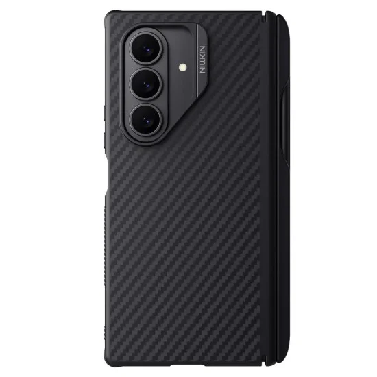 Калъф Nillkin Synthetic Fiber Pro Magnetic (с S Pen) - Samsung Galaxy Z Fold7 - Черен