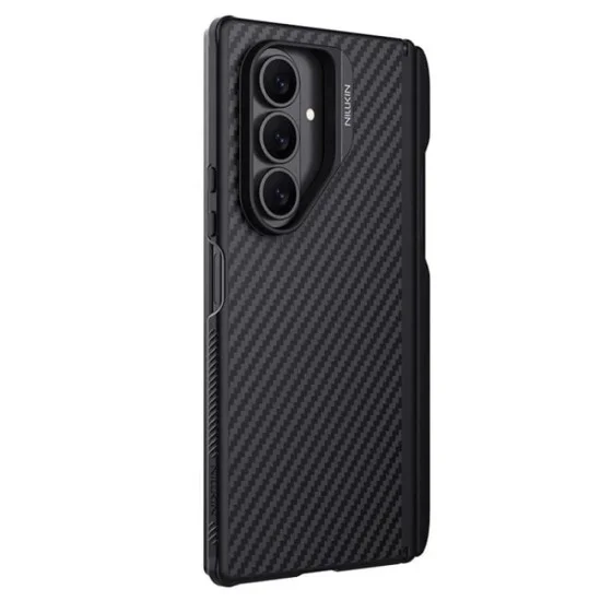 Калъф Nillkin Synthetic Fiber Pro Magnetic (с S Pen) - Samsung Galaxy Z Fold7 - Черен
