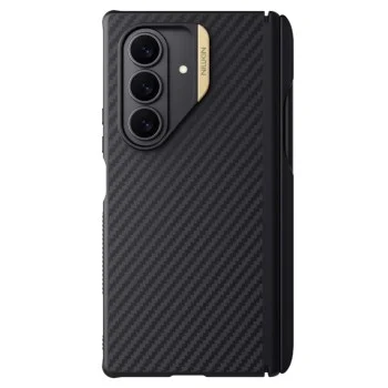 Калъф Nillkin Synthetic Fiber Pro Magnetic (с S Pen) - Samsung Galaxy Z Fold7 - Златист