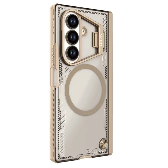 Калъф Nillkin Iceblade Prop Magnetic (с отвор за камерата) - Samsung Galaxy Z Fold7 - Кафяв