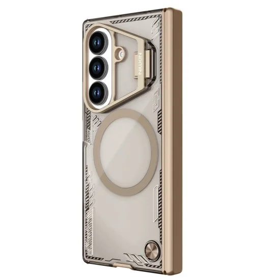 Калъф Nillkin Iceblade Prop Magnetic (с отвор за камерата) - Samsung Galaxy Z Fold7 - Кафяв