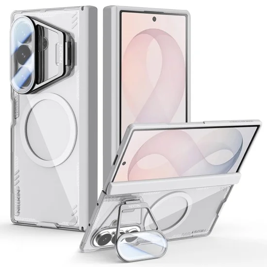 Калъф Nillkin Iceblade Prop Magnetic (с отвор за камерата) - Samsung Galaxy Z Fold8 Ultra - Сив