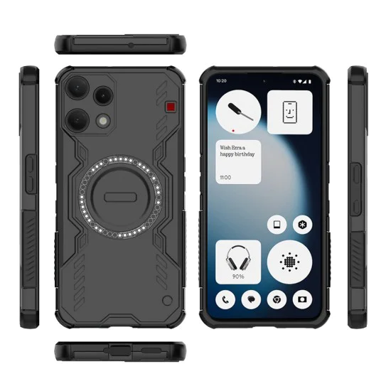 Калъф за Nothing Phone (3a) Lite - Techsuit ArmorMag Case - Черен