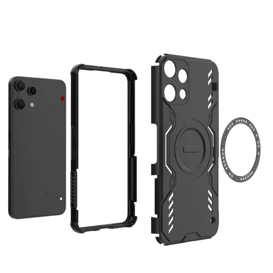 Калъф за Nothing Phone (3a) Lite - Techsuit ArmorMag Case - Черен