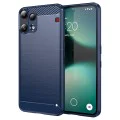 Калъф за Nothing Phone (3a) Lite - Techsuit Carbon Silicone - Син