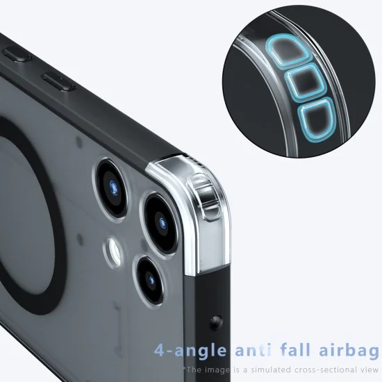 Калъф за Nothing Phone (3a) Lite - Techsuit PureFrost MagSafe - Матово черен
