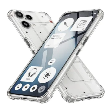 Калъф за Nothing Phone (3a) Lite - Techsuit Shockproof Clear Silicone - Прозрачен