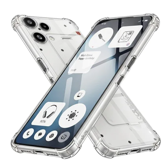 Калъф за Nothing Phone (3a) Lite - Techsuit Shockproof Clear Silicone - Прозрачен
