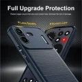 Калъф за Nothing Phone (4b) - Carbon Silicone - Techsuit - Син