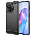 Калъф за OnePlus 11R / OnePlus Ace 2 - Techsuit Carbon Silicone - Черно