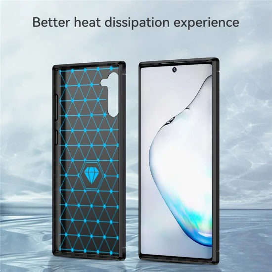 Калъф за OnePlus 15 - Techsuit Carbon Silicone - Син