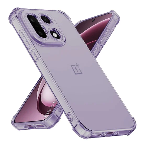 Калъф за OnePlus 15 - Techsuit Shockproof Clear Silicone - Димно черен