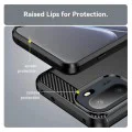 Калъф за OnePlus 15R - Techsuit Carbon Silicone - Черен