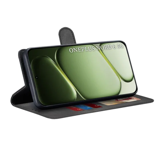 Калъф за OnePlus Nord 6 - Diary Book - Techsuit - Черен