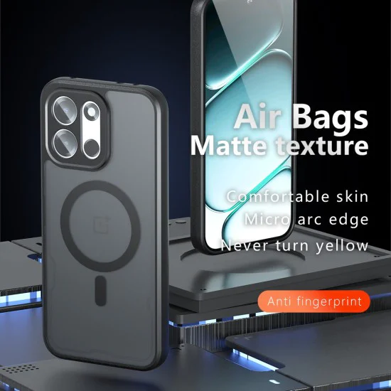 Калъф за OnePlus Nord 6 - PureFrost MagSafe - Techsuit - Черен (Frosted Black)