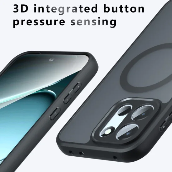 Калъф за OnePlus Nord 6 - PureFrost MagSafe - Techsuit - Черен (Frosted Black)