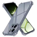 Калъф за OnePlus Nord 6 - Shockproof Clear Silicone - Techsuit - Сив (Smoke Black)